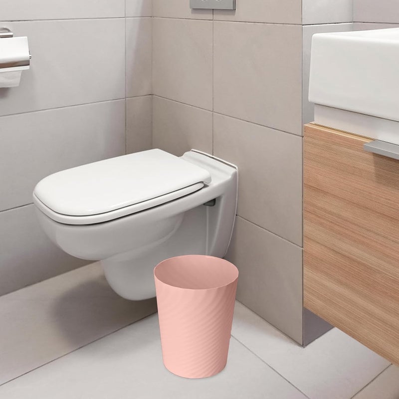 VKPLITE Small Plastic Trash Can - 1.8 Gallon - Pink - Wastebasket Garbage Can Container - Image 5